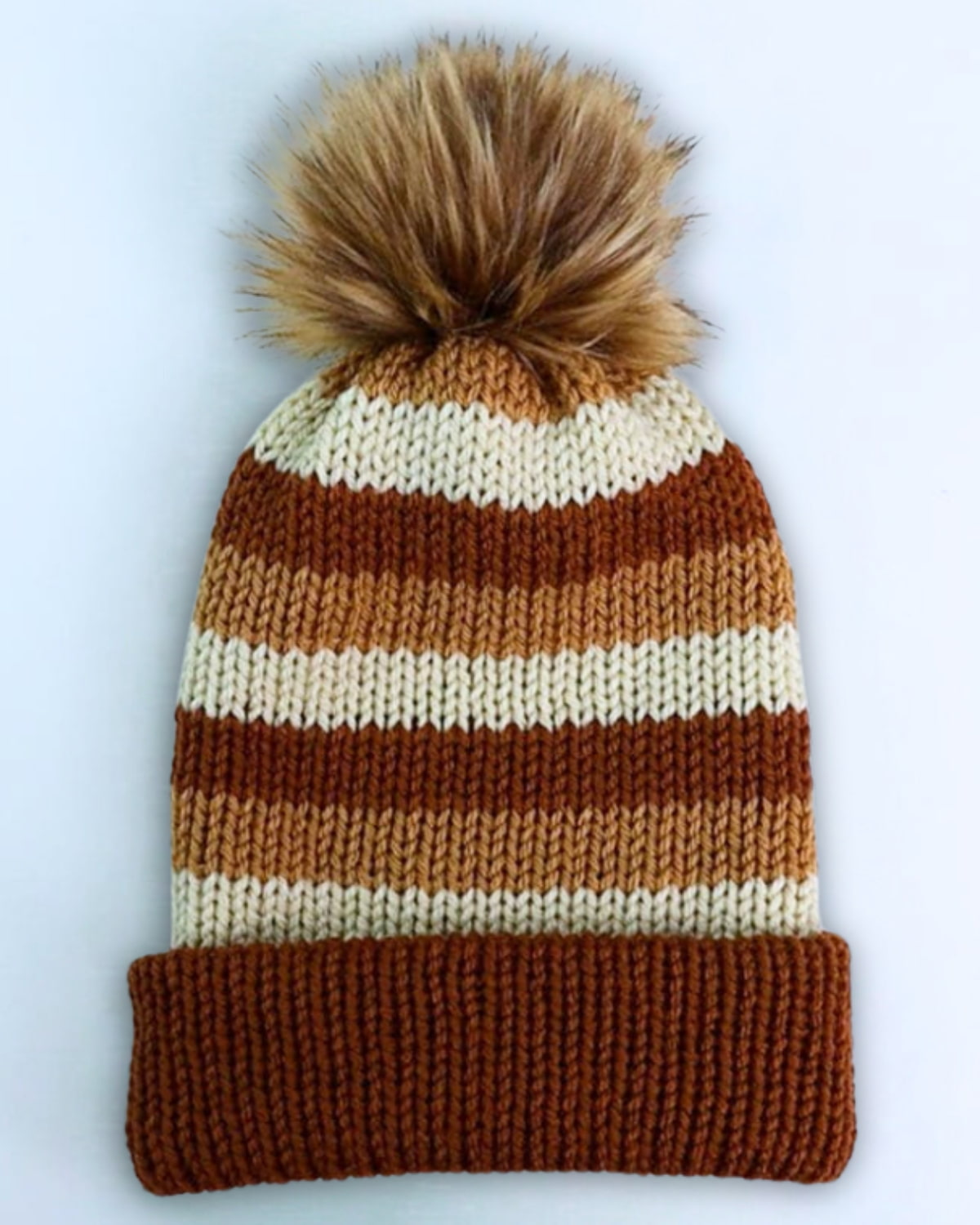 knitting machine beanie hat