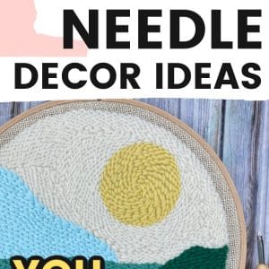 punch needle decor ideas