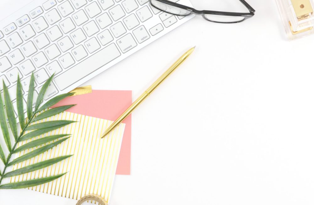 Make money from home | keyboard, glasses and stationary | Marching North