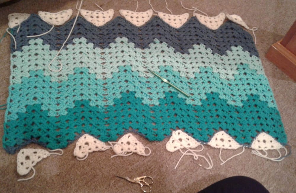 How to assemble boho waves crochet rug