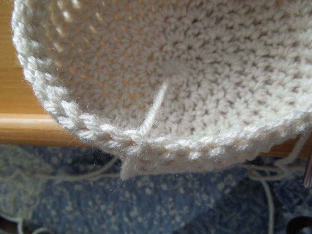 Baby Bean Hat Close Up