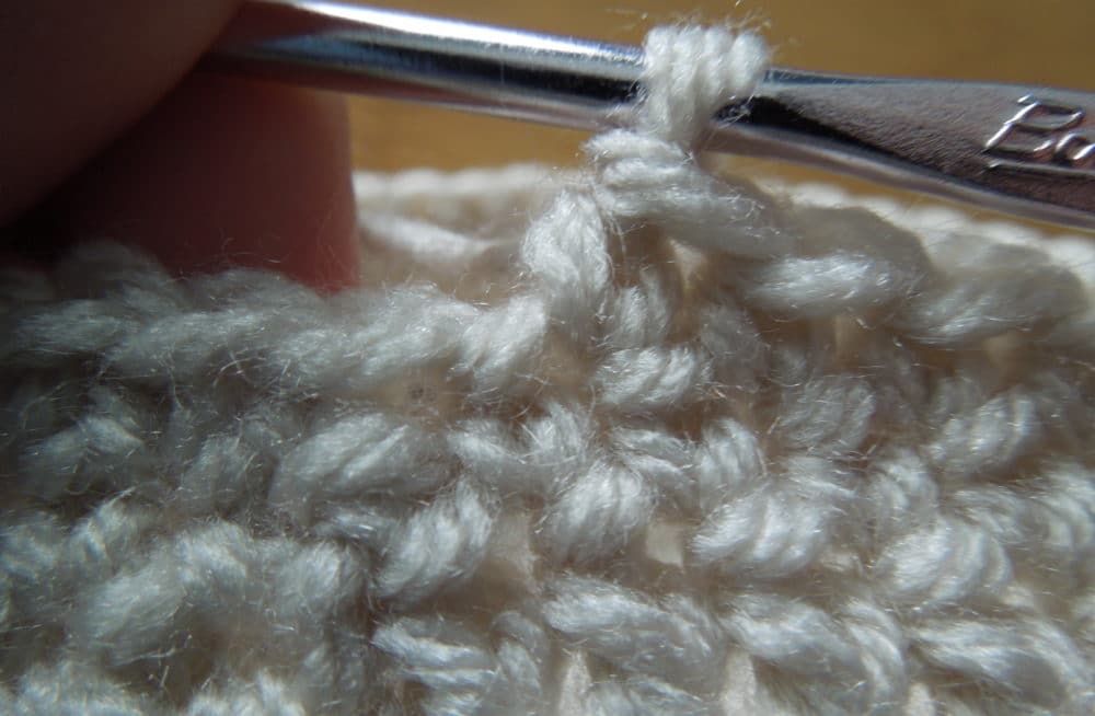 Baby Bean Hat Close Up