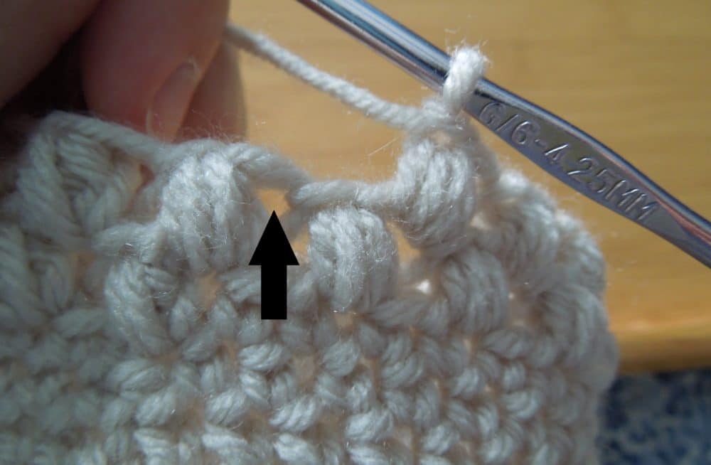 Baby Bean Hat Close Up finishing round 11