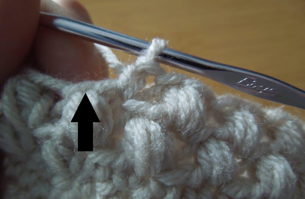 Baby Bean Hat Close Up finishing round 11