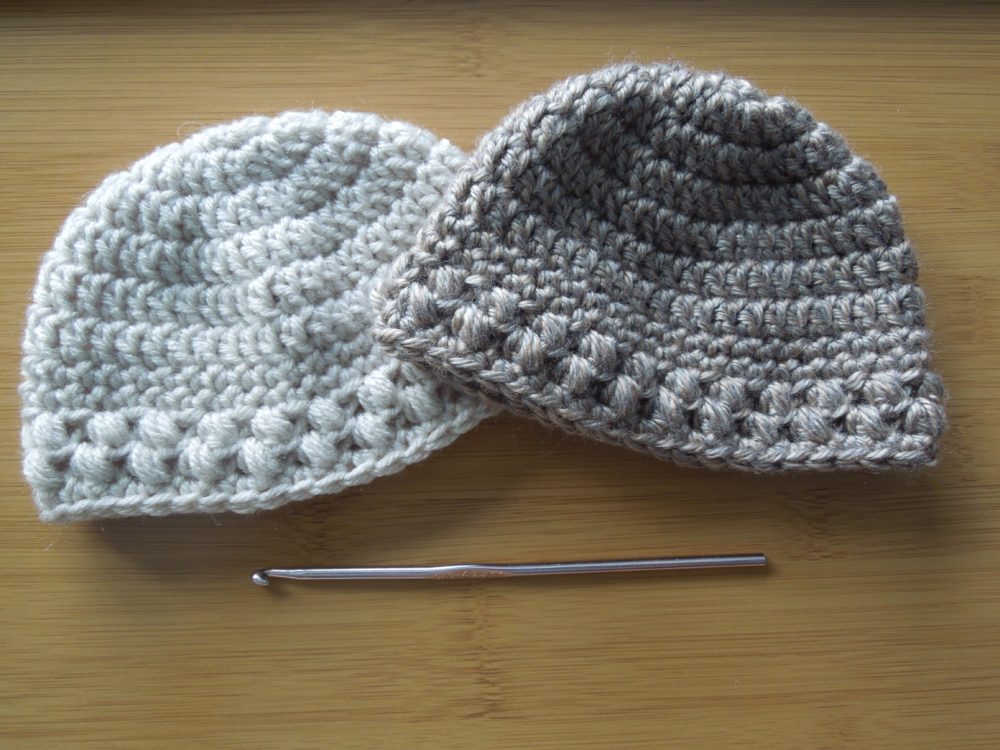 Bean Stitch Crochet Baby Hat Free Pattern + Photo Tutorial Marching