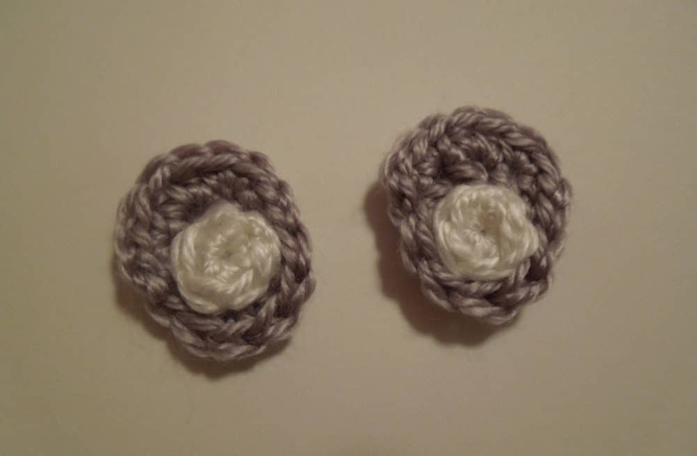 Crochet bunny feet