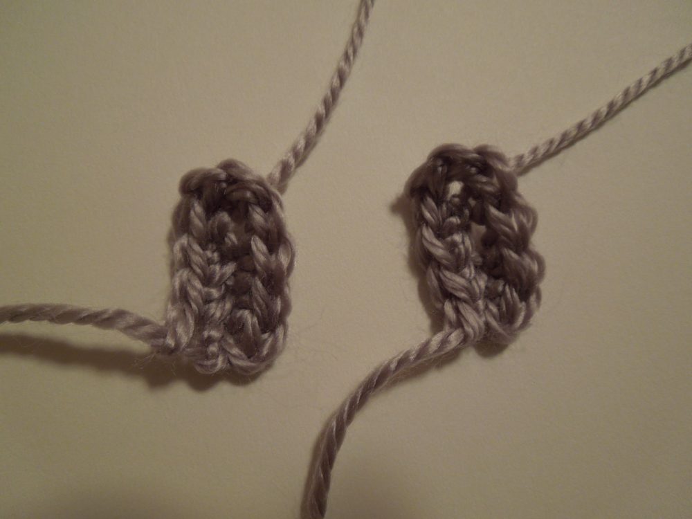 Crochet bunny arms