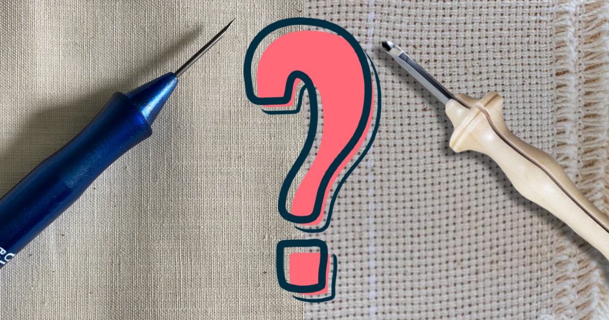 What Fabric Works with YOUR Punch Needle? [+ Free Cheat Sheet