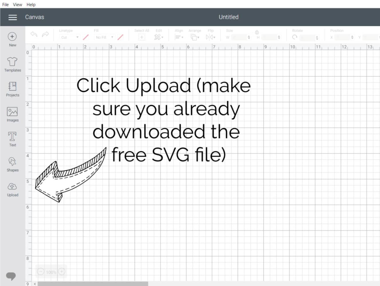 How to upload SVG file to Design Space Step 1 | Mario Mustache DIY | Marching North