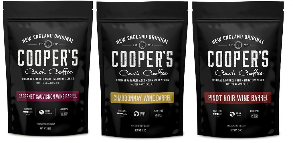 Cooper's Cask Wine Barrel Aged Coffee Bundle | Best Gourmet Coffee Gifts Marching North