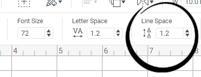 Line space design space