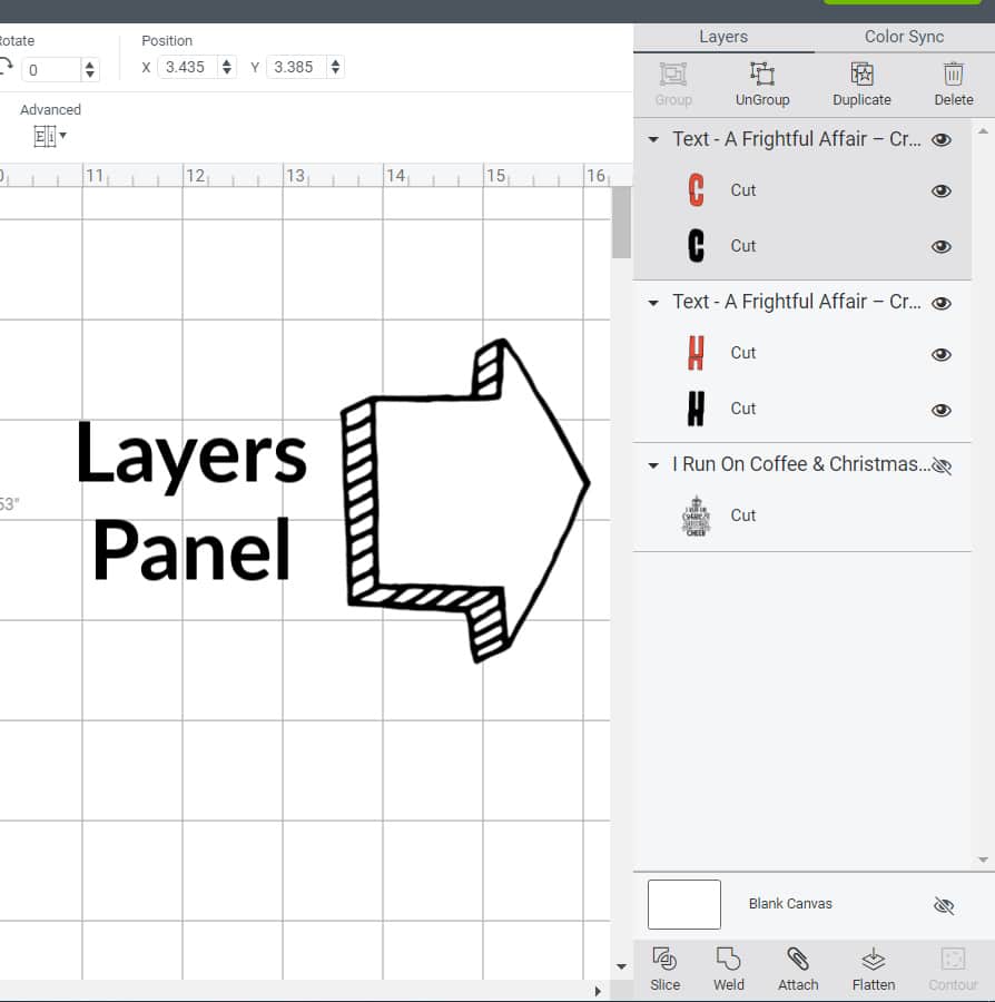 Layers Panel Design Space