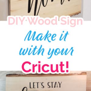 How to Apply HTV on Wood, Rustic DIY Wood Sign + Free SVG!