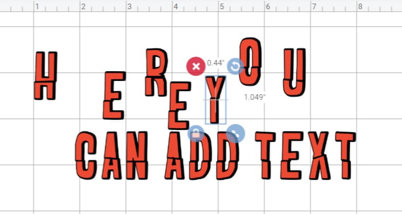 Ungroup to letters Cricut Design Space tutorial