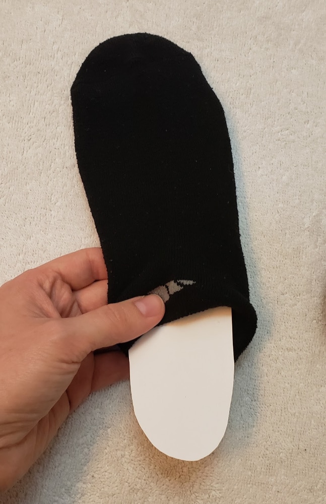 Inserting sock insert