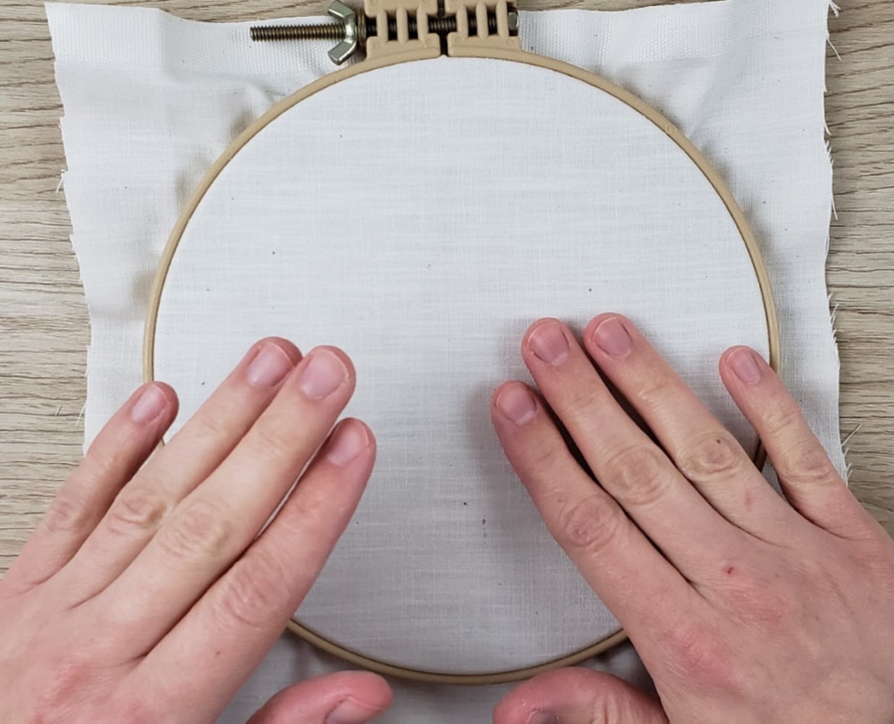drum tight weavers cloth | punch needle for beginners