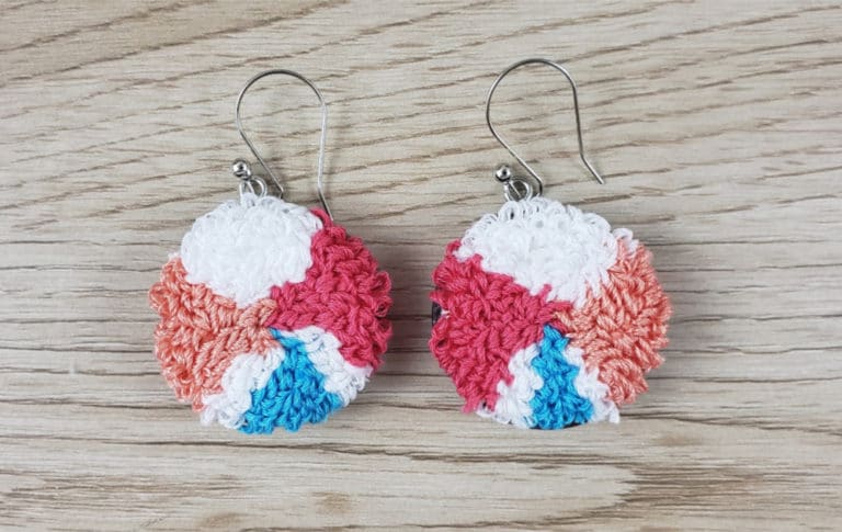 Adorable DIY Punch Needle Earrings Tutorial