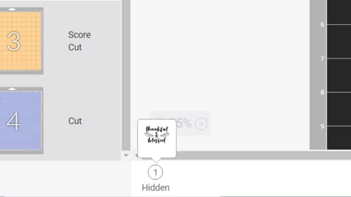 Hide Selected icon in mat preview screen Cricut Design Space for Beginners