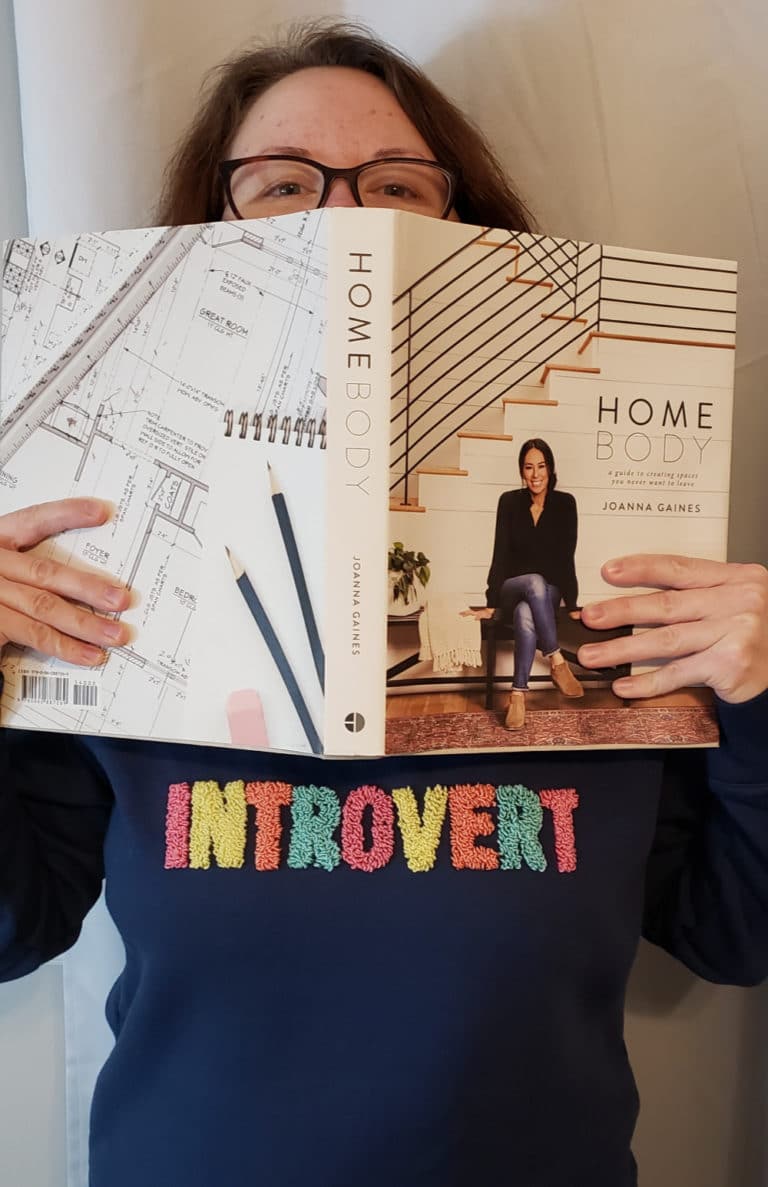 Introvert Punch Needle Sweat Shirt