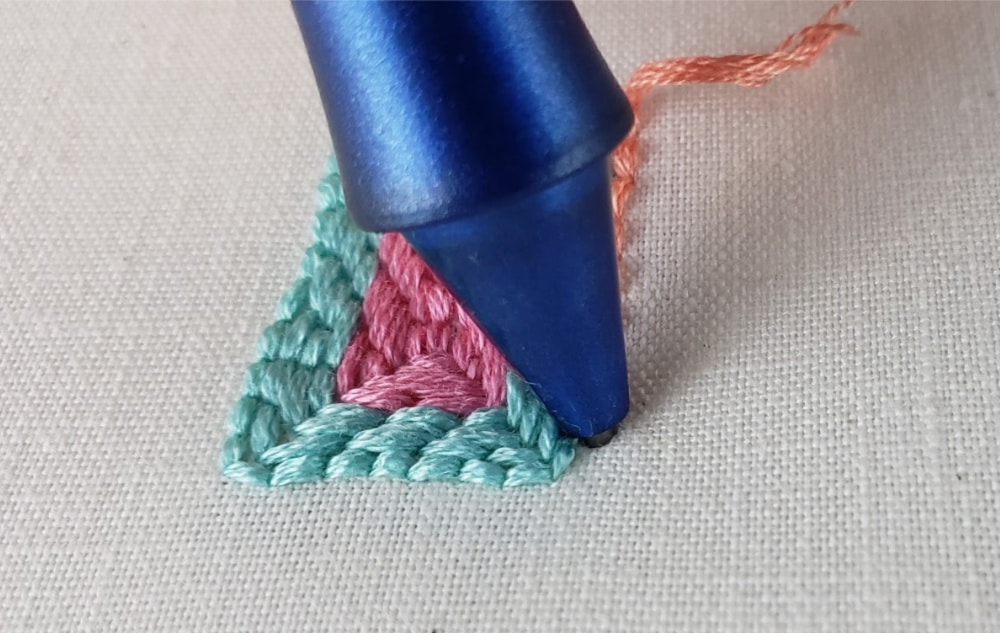 punching at an angle