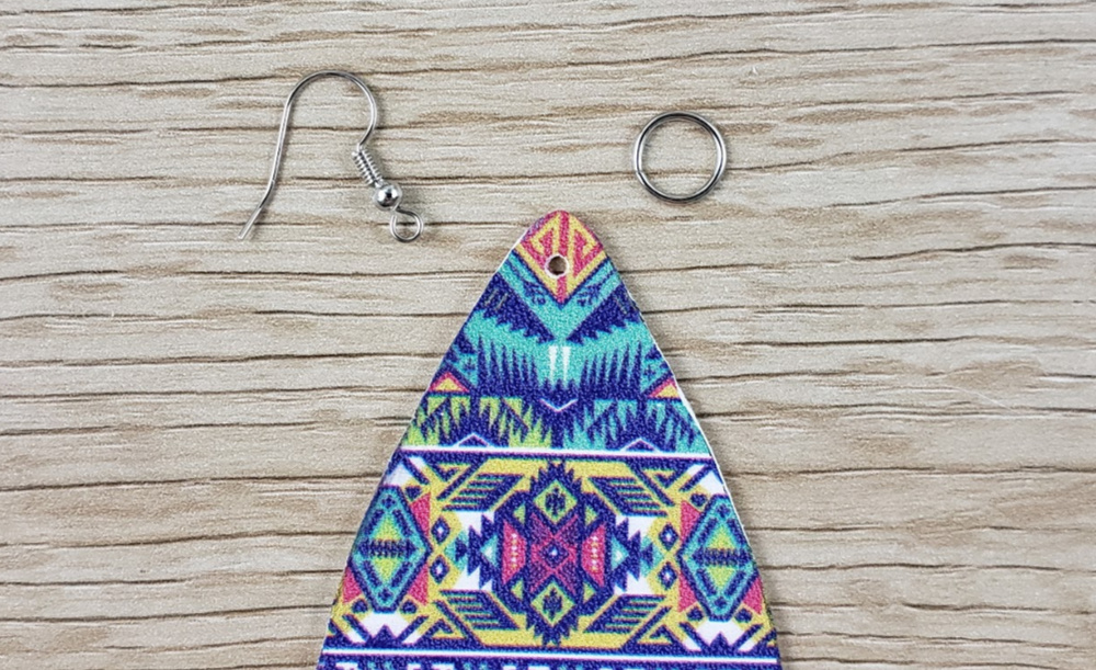 earring with hardware