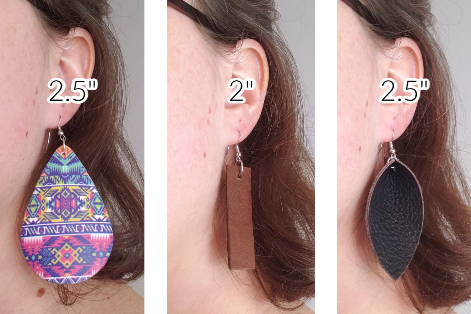 three earrings finished example (1) Marching North