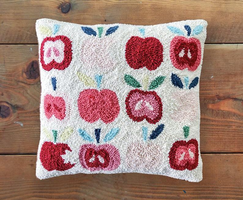 Apple Punch Needle Pillow Kit by The Urban Acres