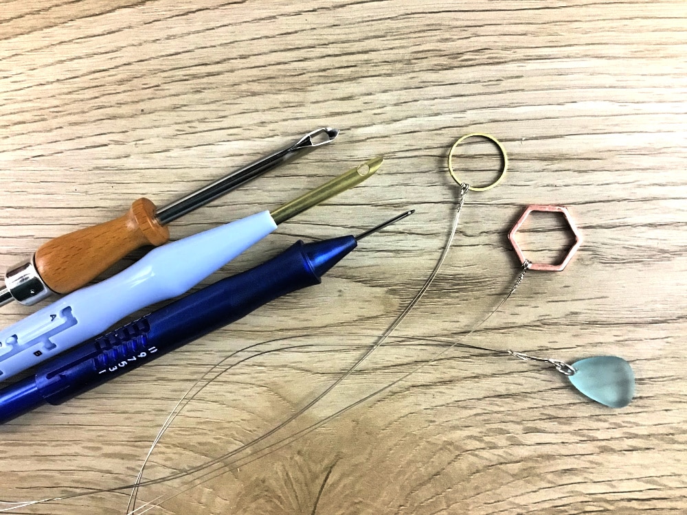How to Make DIY Punch Needle Threaders, Video + Tutorial