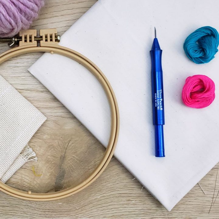 PUNCH NEEDLE SUPPLIES: HOW TO GET STARTED (ULTRA PUNCH EMBROIDERY) 