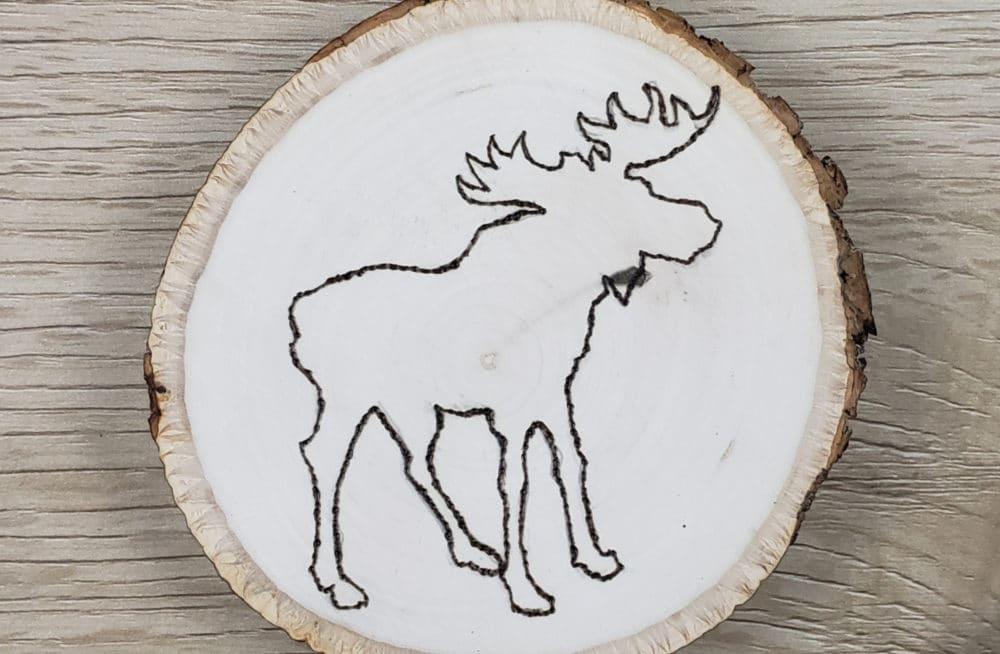 rustic wood burned coasters tutorial free patterns marching north