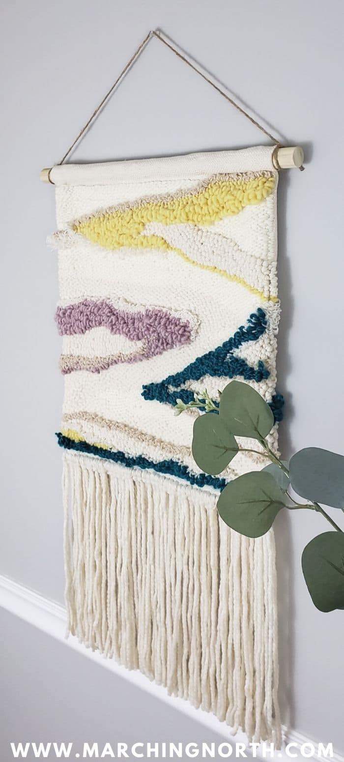 DIY Punch Needle Art Wall Hanging Tutorial | Marching North
