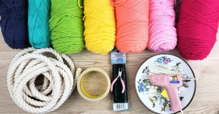 How to Make a DIY Rainbow Wall Hanging | Tutorial + Video | Marching North