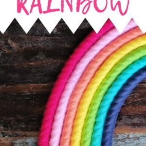 How to Make a DIY Rainbow Wall Hanging | Tutorial + Video | Marching North
