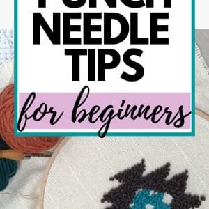 punch needle tips for beginners
