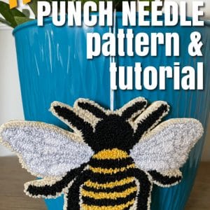 free punch needle pattern and tutorial