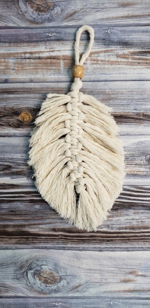 DIY Macrame Feather Tutorial
