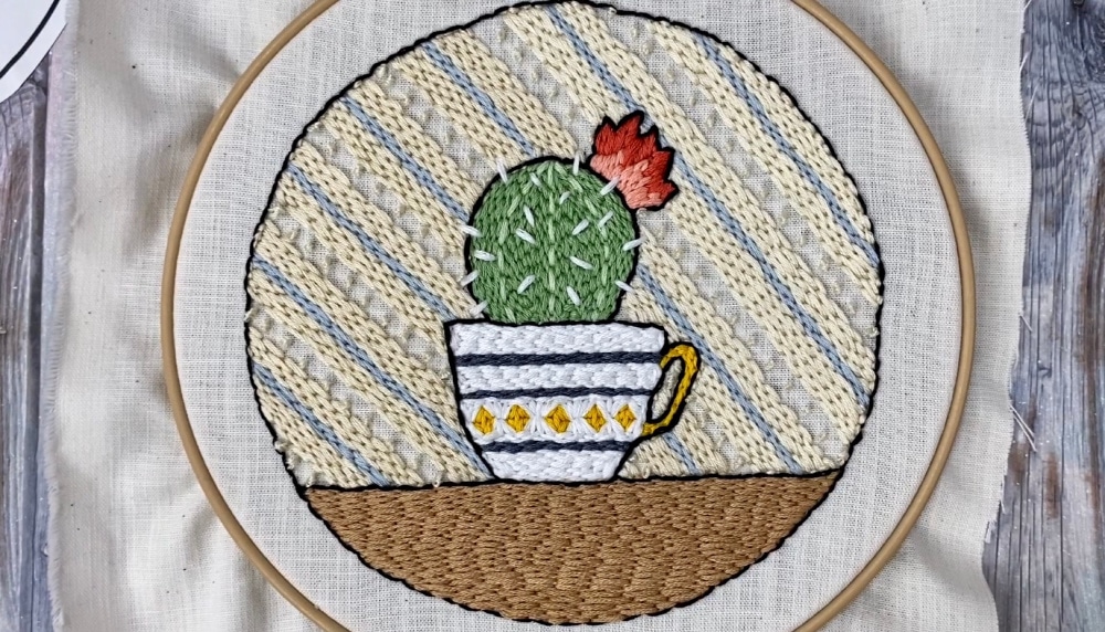 How to do Embroidery Stitches with a Punch Needle