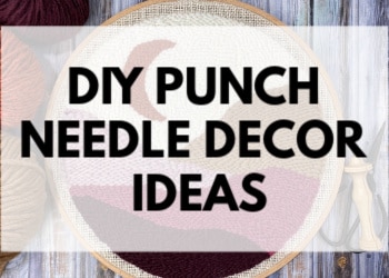 punch needle decor ideas
