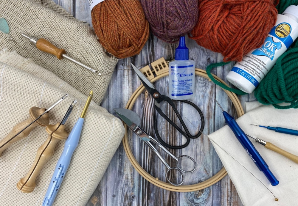 Punch needle supplies