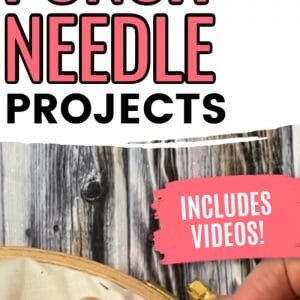 finishing punch needle projects