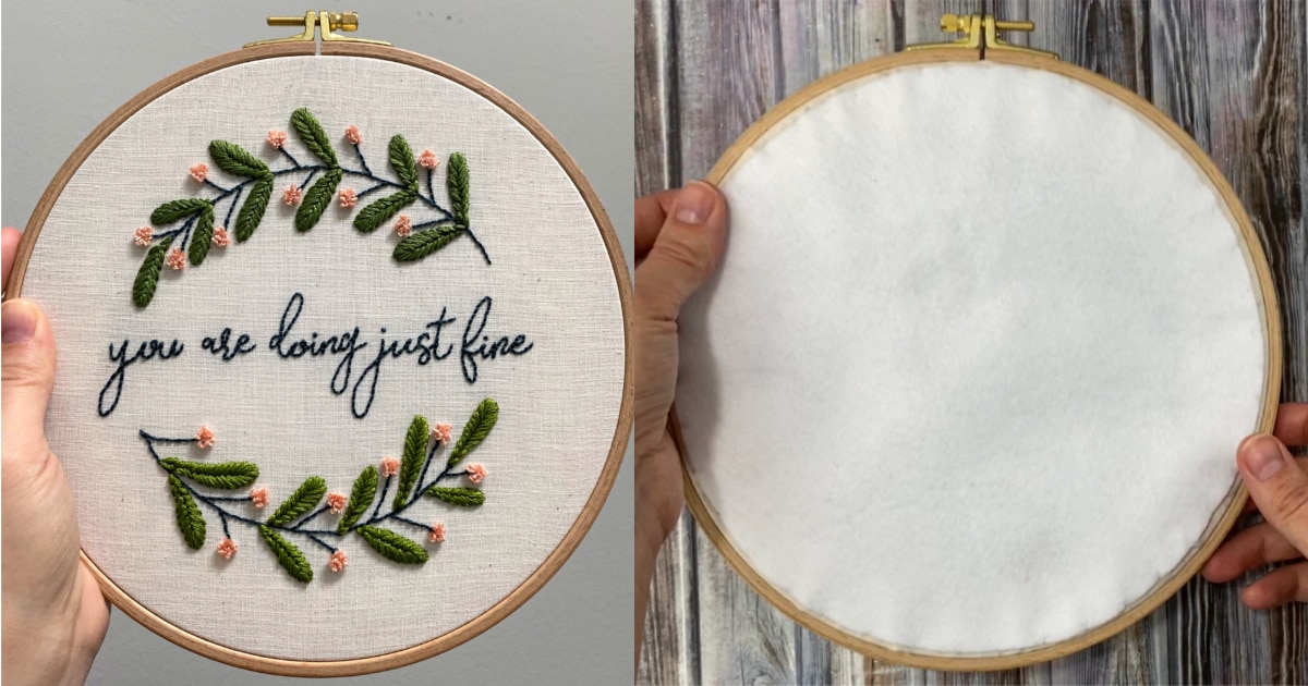 3 Ideas for Finishing Punch Needle Projects [with videos!] Marching North