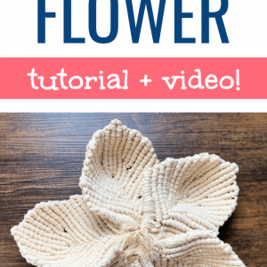 Large Macrame Flower Pattern DIY // Tutorial + Video | Marching North