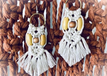 DIY Macrame Earrings