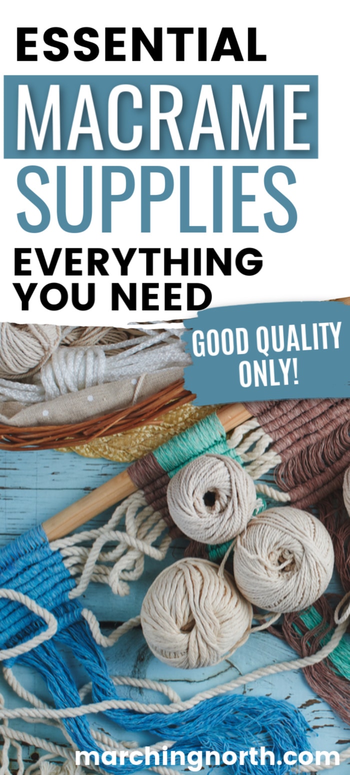 Best Macrame Cord & Supplies // Beginners Guide Marching North