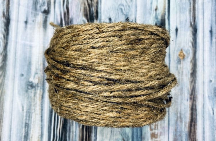 Jute macrame rope