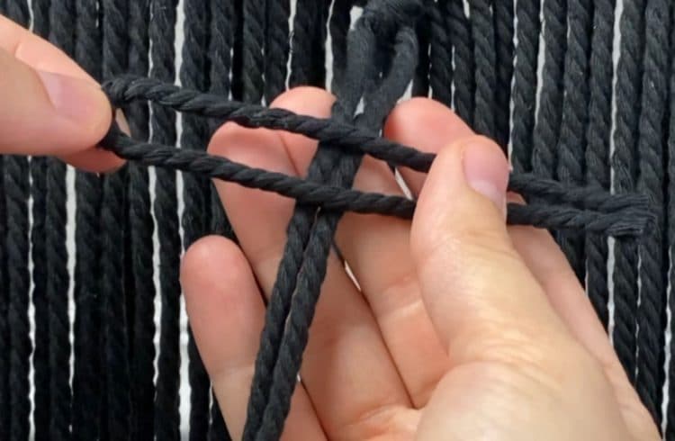making the feather fringe