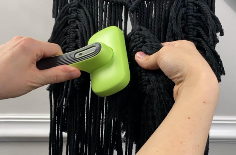 Brushing out the feathers