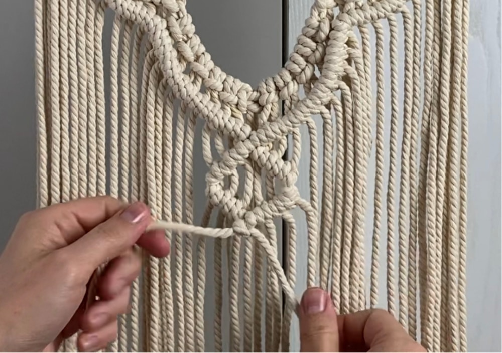 Easy Large DIY Macrame Wall Hanging (with Video!)