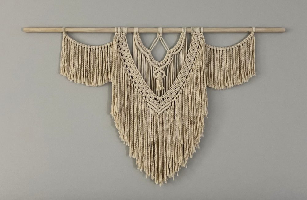 boho macrame wall hanging