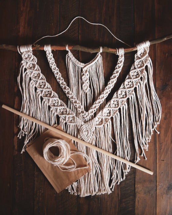 Macrame Wall Hanging DIY Kit